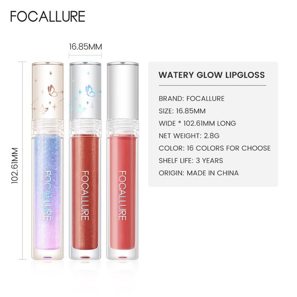 Focallure, RD02, Watery Glow Lip gloss - Picture 5 of 6